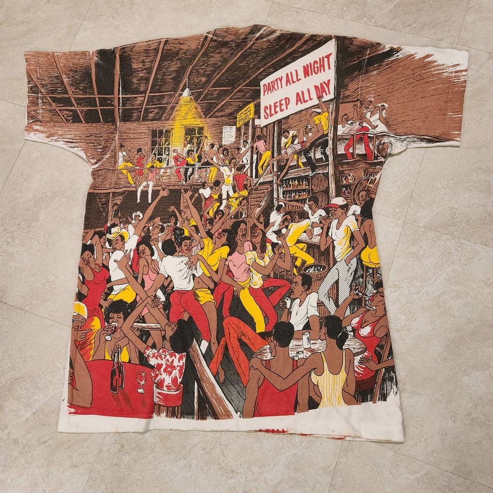 Vintage Marvin Gaye T Shirt XL Sugar Shack All Over Print Rap Tee T Shirt - Picture 10 of 11